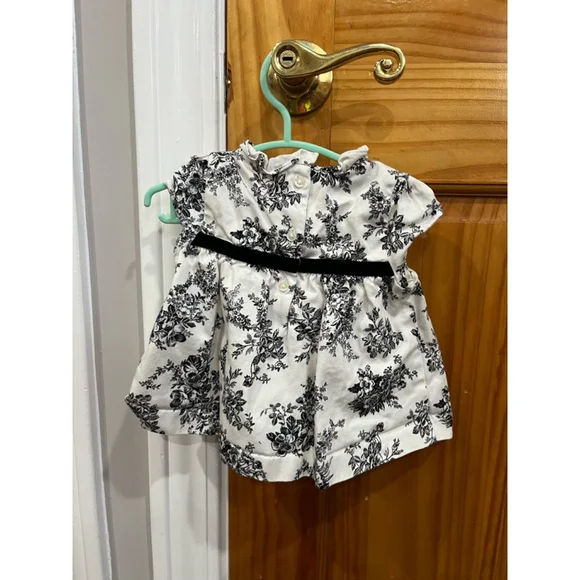 Janie and Jack | Dresses | Janie And Jack Black And White Toile Dress Size  62 Months | Poshmark